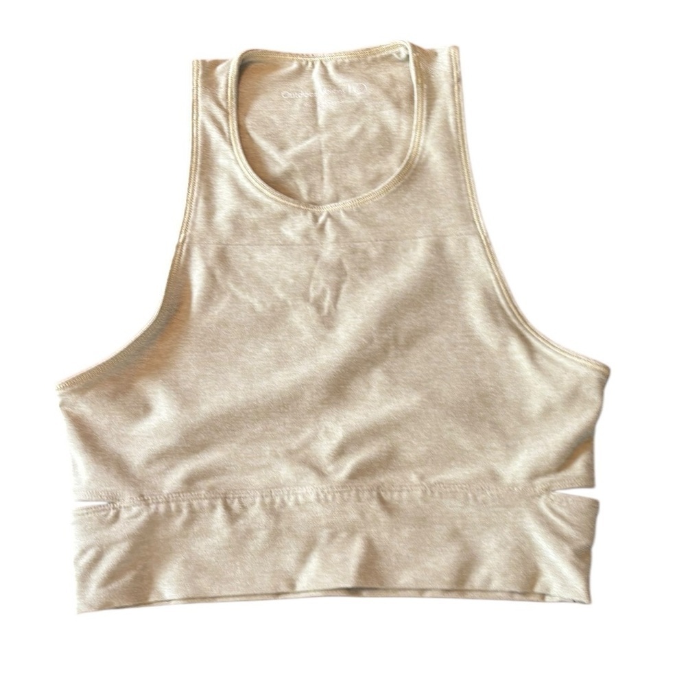 Outdoor Voices Split Back Crop Top/Sports Bra